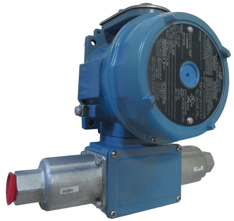 United Electric Differential Pressure Switch, 120 Series Type H121K Models S147B & S157B